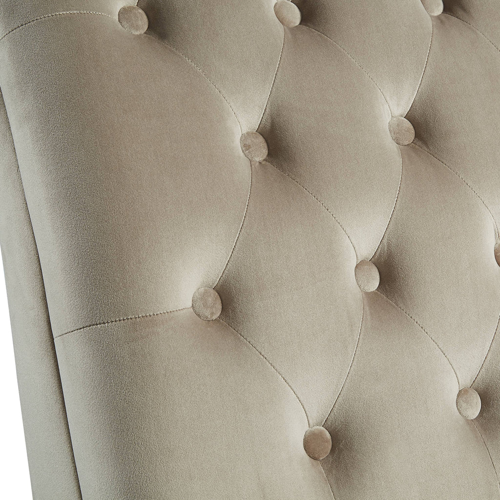 Tufted Velvet Slipper Chair S5291