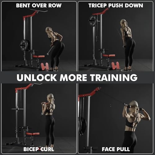 LAT Pulldown Machine with Leg Hold Down Attachment U700