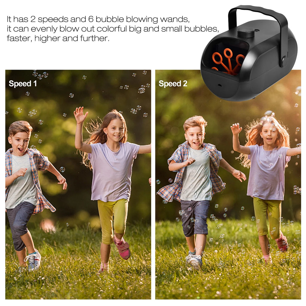 Portable Rechargeable Bubble Machine T78552