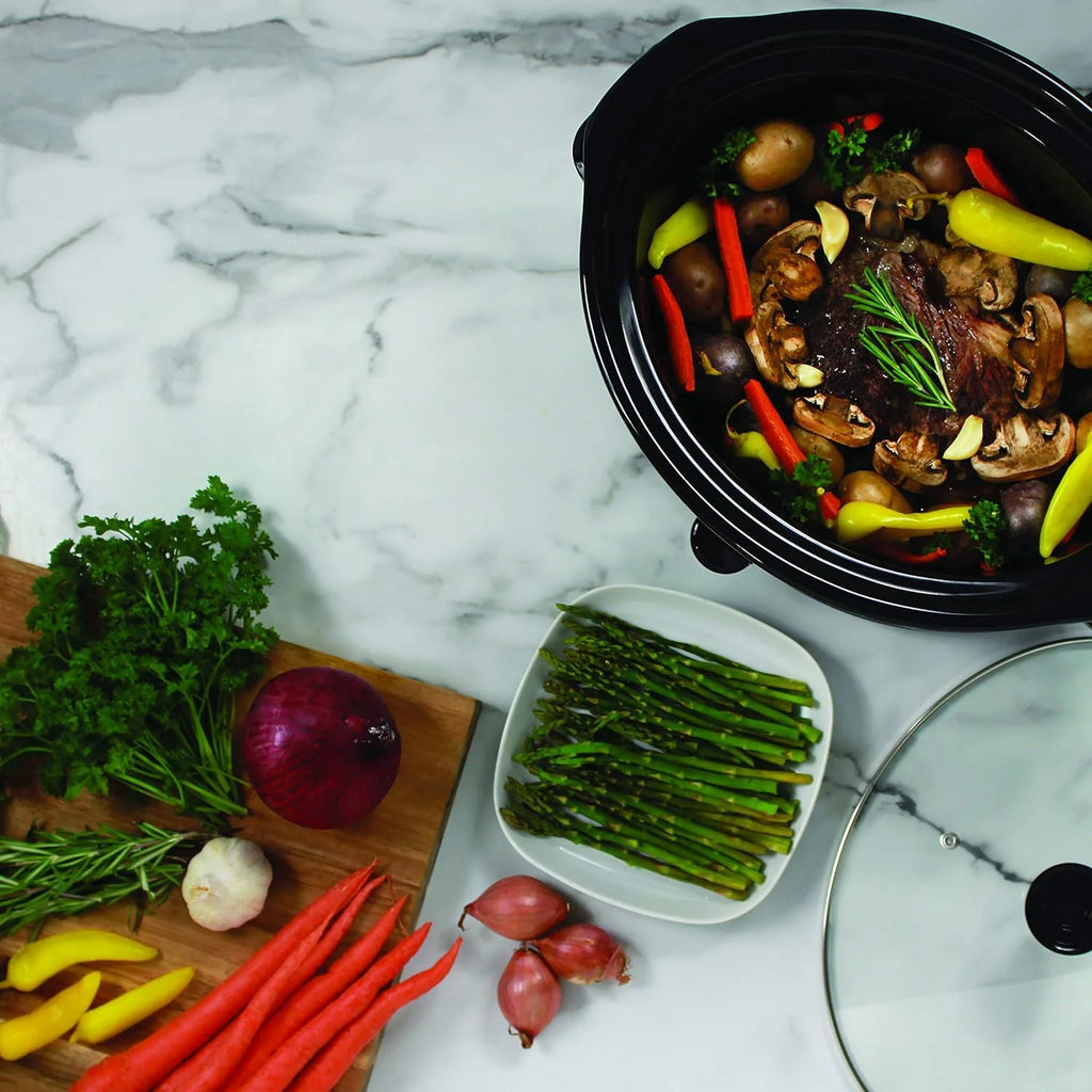 6 Quart Silver Slow Cooker O100181
