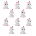 10pcs Miniature Unicorn Figurine R222031