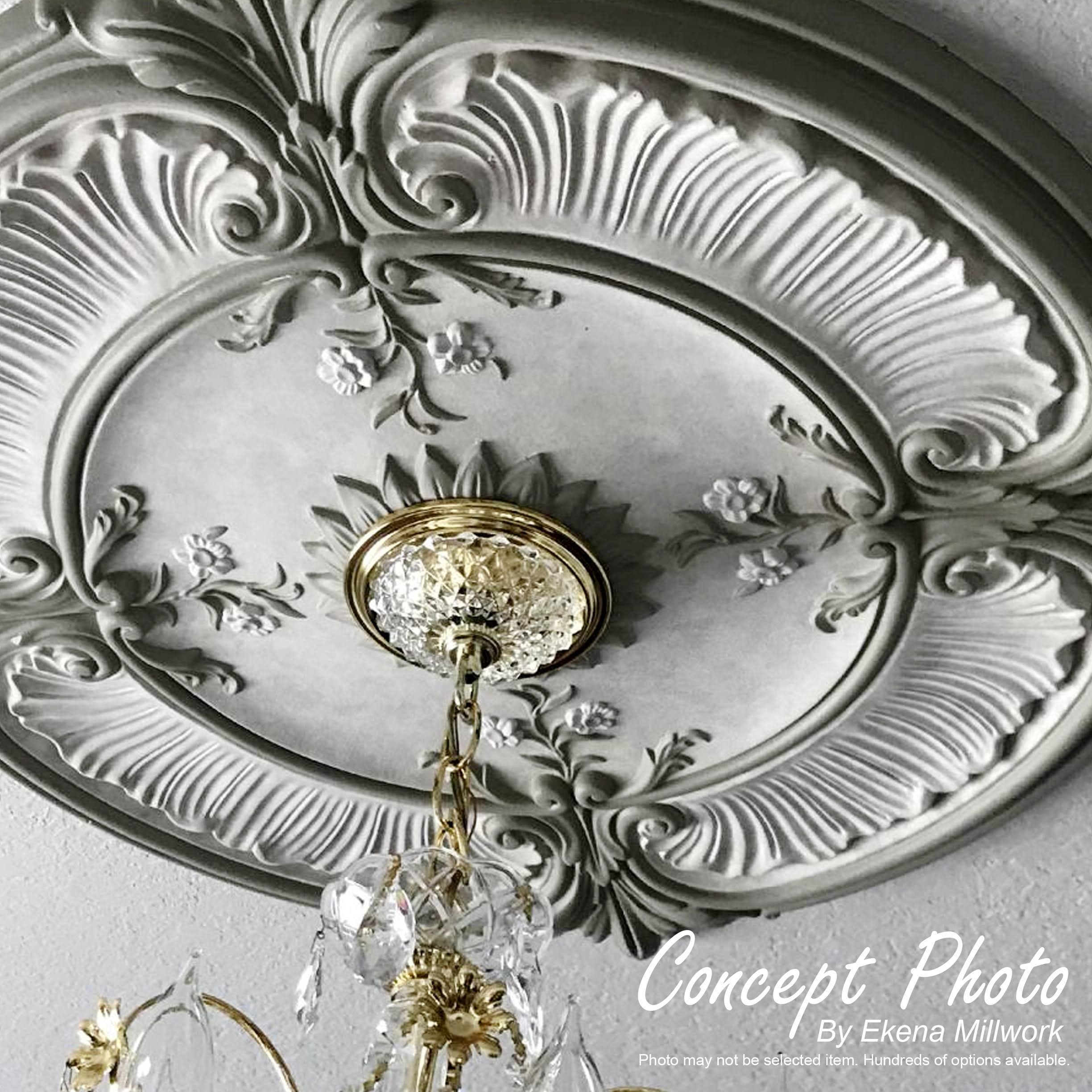 44 1/2x22OD x 4x22ID x 4 P Classic Ceiling Medallion W9525