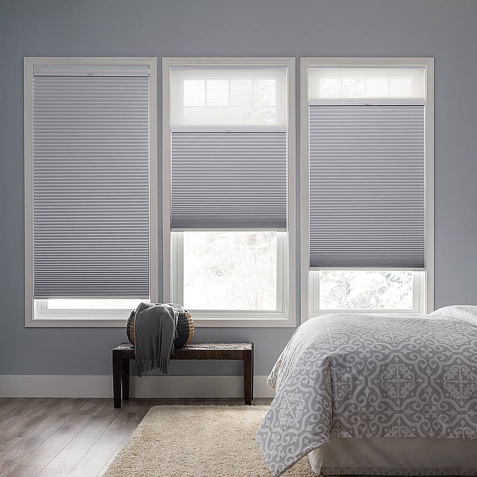 Cordless Day/Night Cellular Shade in Snow Q821549