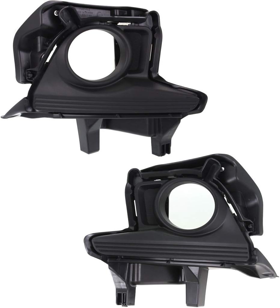 Pair Fog Light Cover for Toyota Highlander 2014-2015 E85131