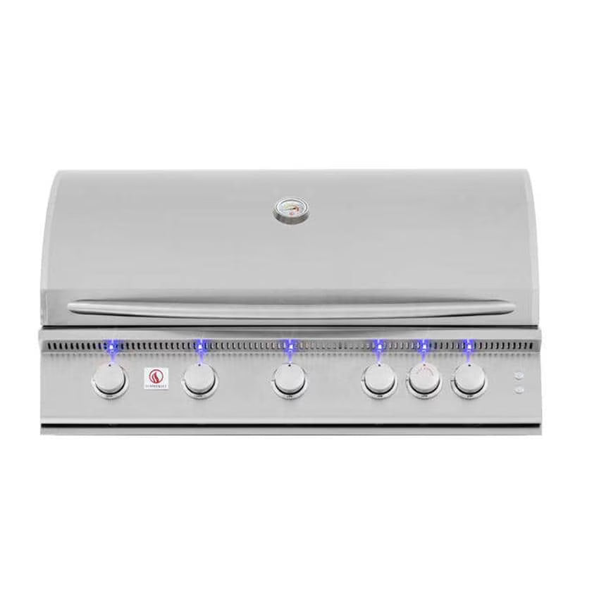 40-Inch 5-Burner Built-In Propane Gas Grill With Rear Infrared Burner D997189