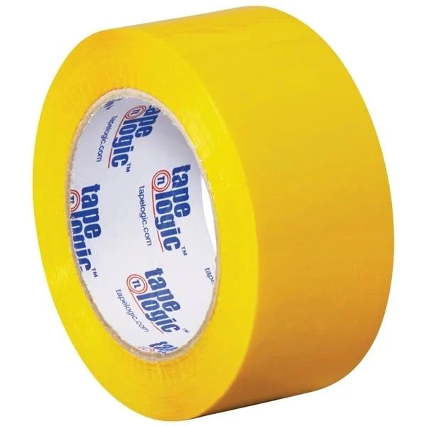 Yellow Carton Sealing Tape 2x22 x 110 Yard (36 Roll/Case) I818