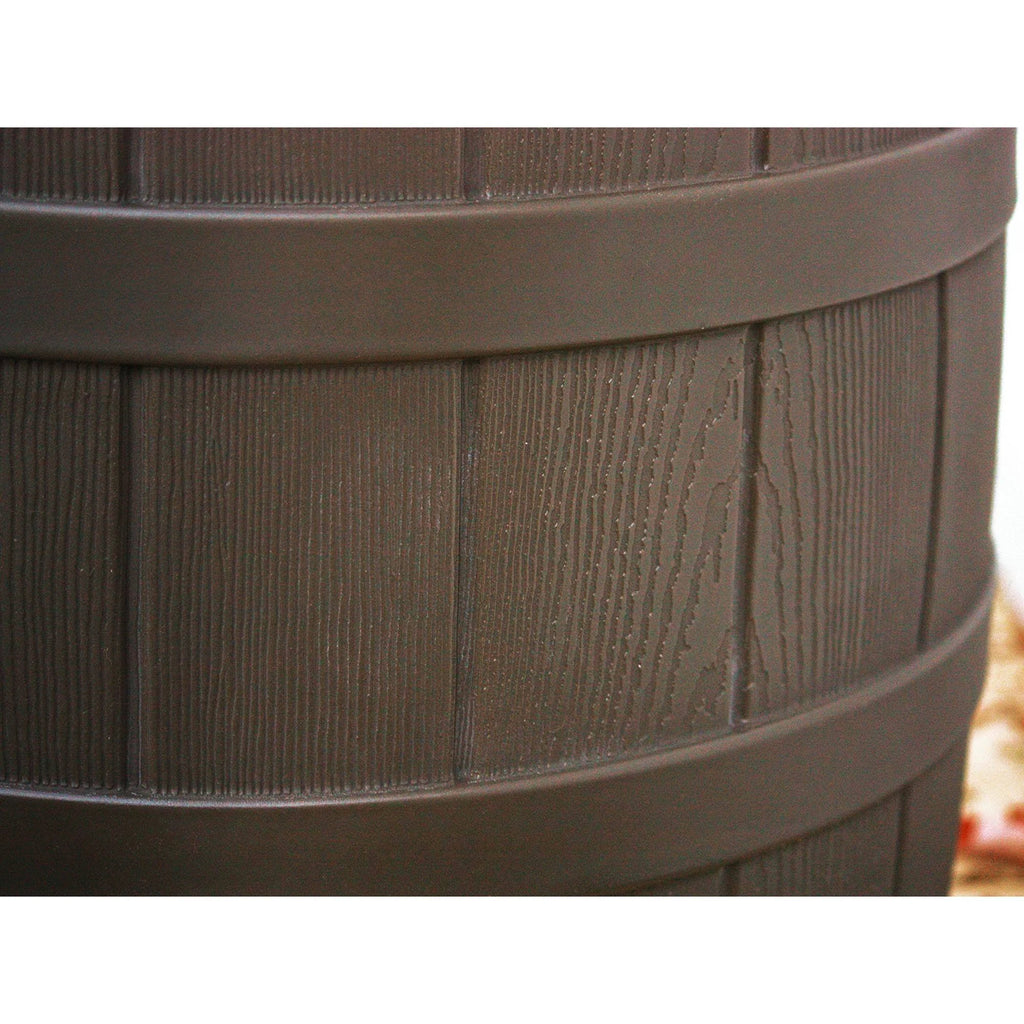 50 Gallon Plastic Rain Barrel with Brass Spigot (5 Pack) Q48465