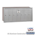 Aluminum Vertical Mailbox 7 Doors H34733
