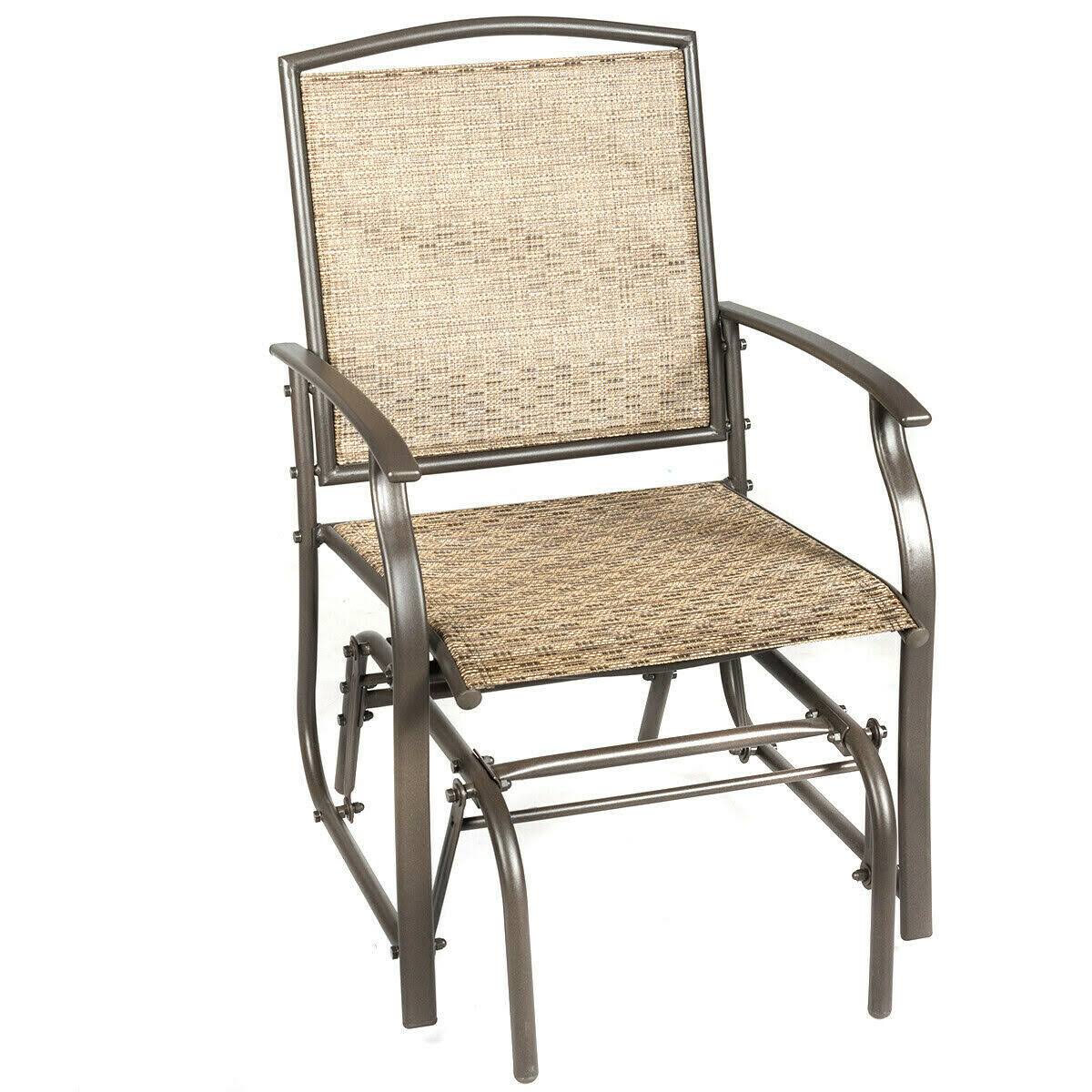 Steel Frame Garden Swing Glider Chair I496