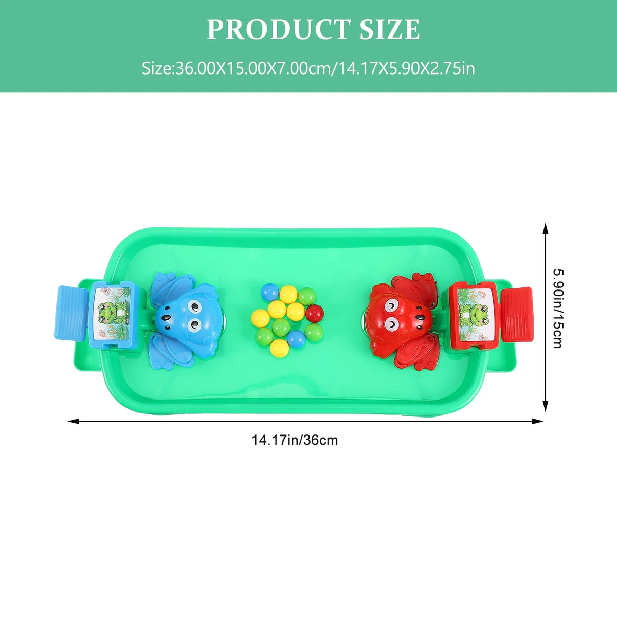 Montessori Educational Feeding Beads Frogs Game Y5536