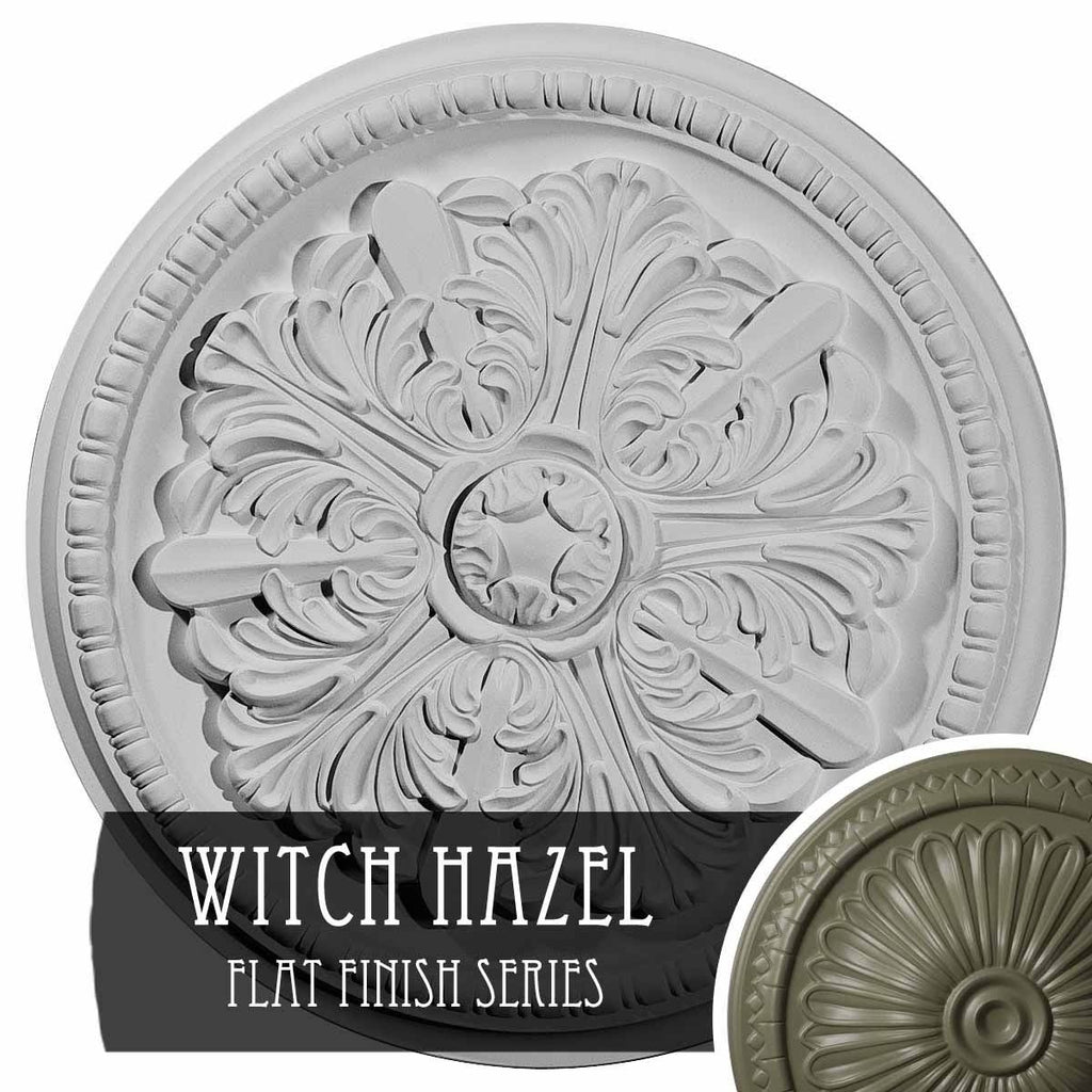 Swindon Ceiling Medallion, Hand-Painted Witch Hazel Z229
