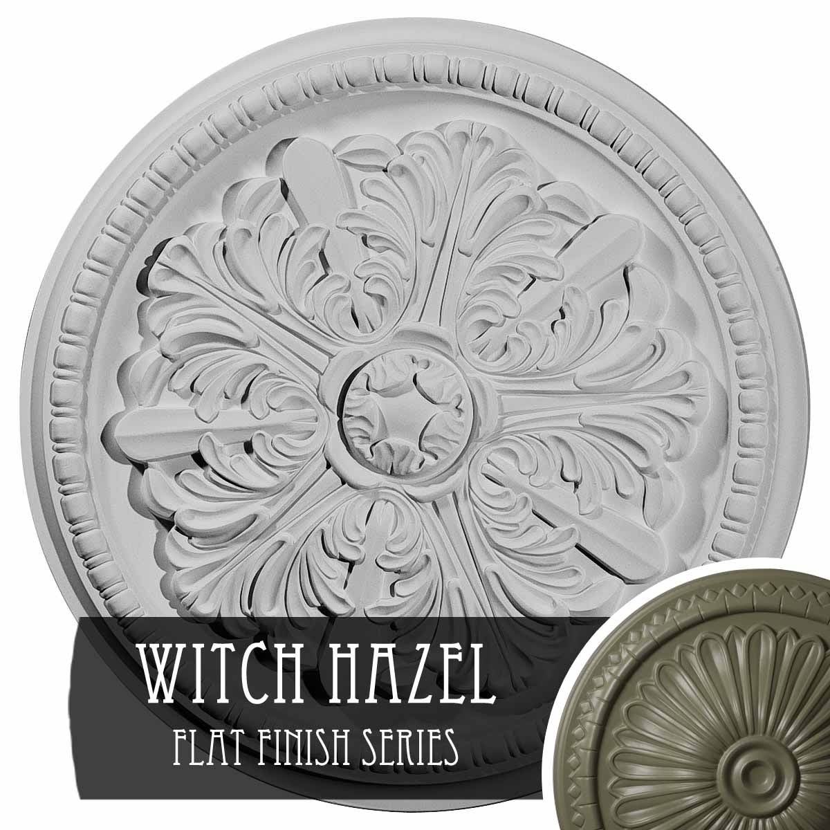 Swindon Ceiling Medallion, Hand-Painted Witch Hazel Z229
