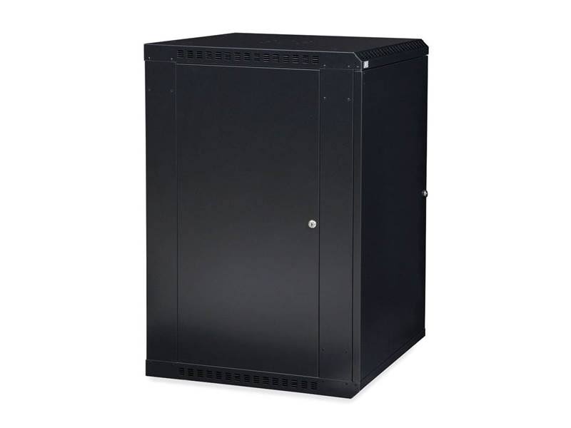 18U Fixed Wall Mount Cabinet with Solid Door F55784