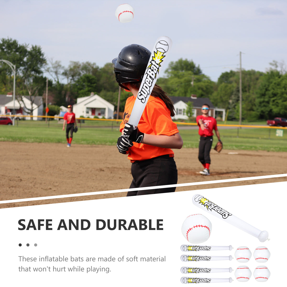 Inflatable Baseball Bat Beach Ball Pool Toys Z94610