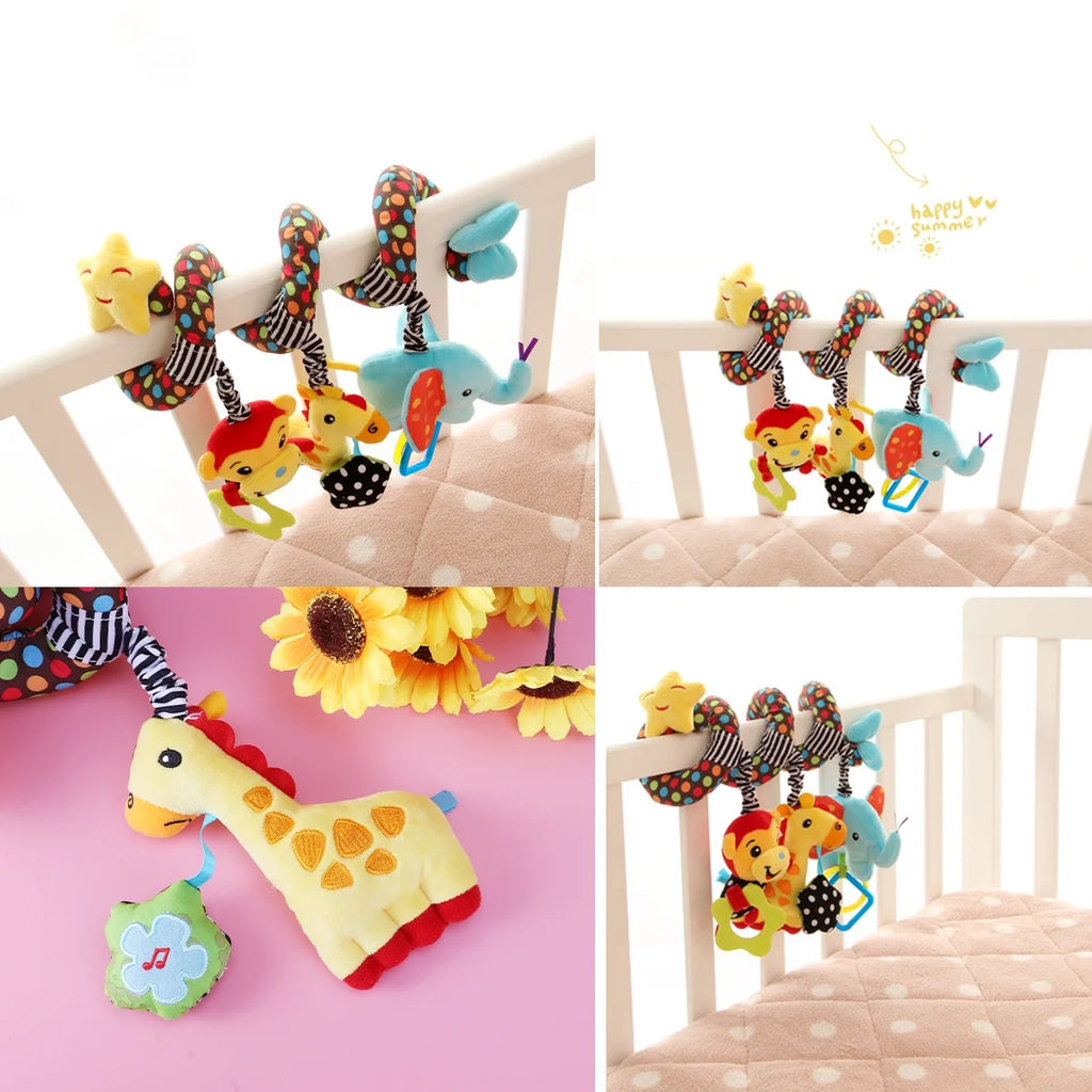 Infant Baby Activity Spiral Plush Toys Q36238