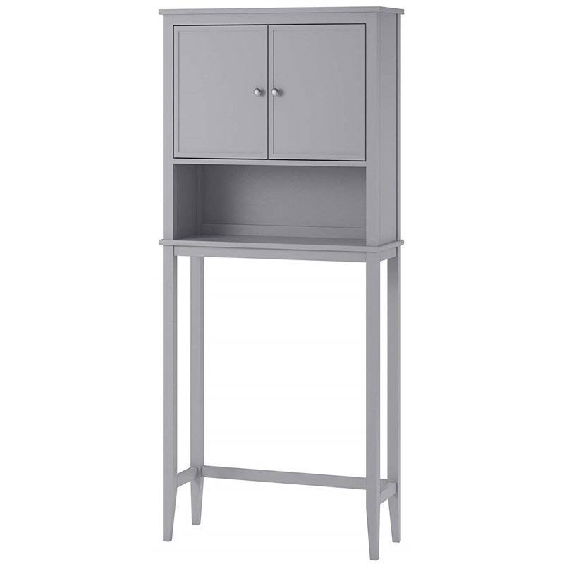 Gray Over The Toilet Bathroom Storage Cabinet J158