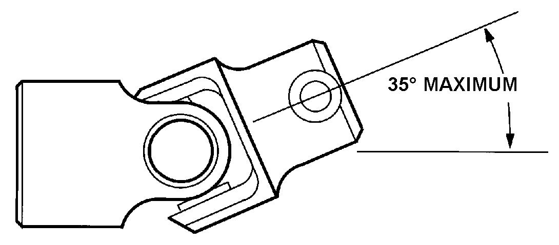 Single Steering Universal Joint T649274