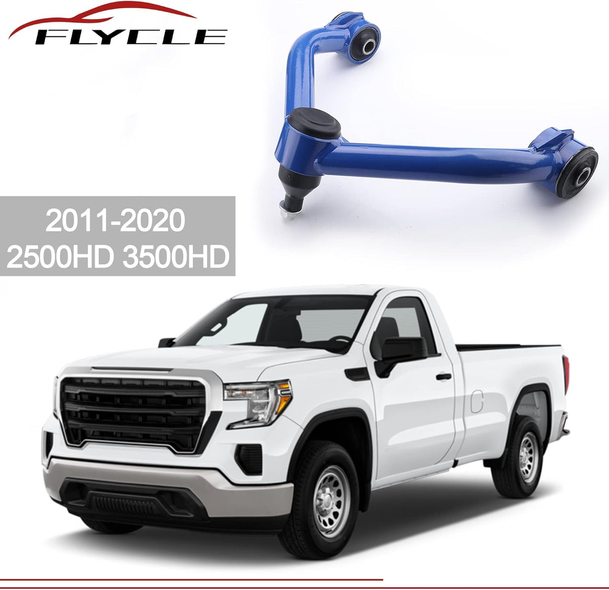 Forged Front Upper Control Arms 2-4" Lift 2 PCS Blue Tubular Suspension Adjustable G113