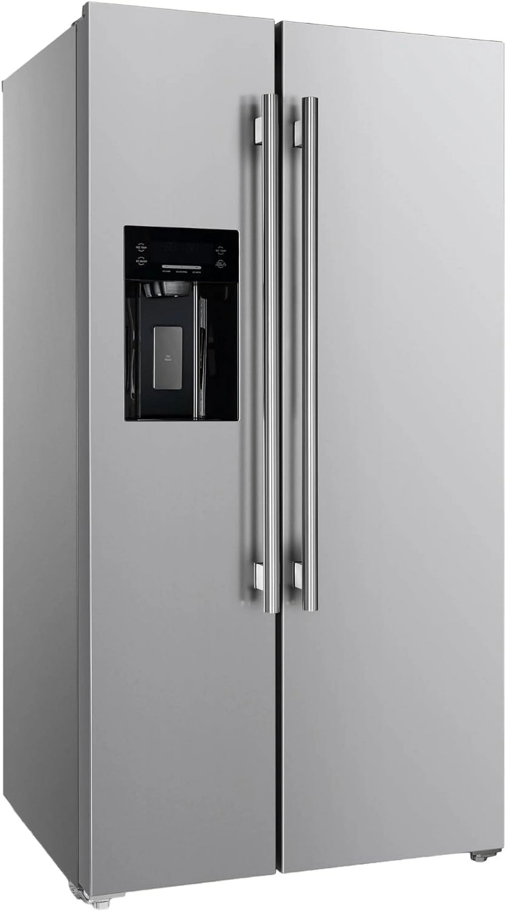 36" Side by Side Stainless Steel Refrigerator with Ice Maker E11292