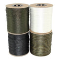 Polyester Webbing Flat Rope Strap (5/8x22 x 500ft, White) Z24354
