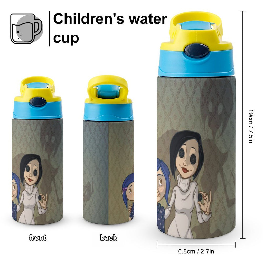Insulated Stainless Steel Water Bottle with Straw F610