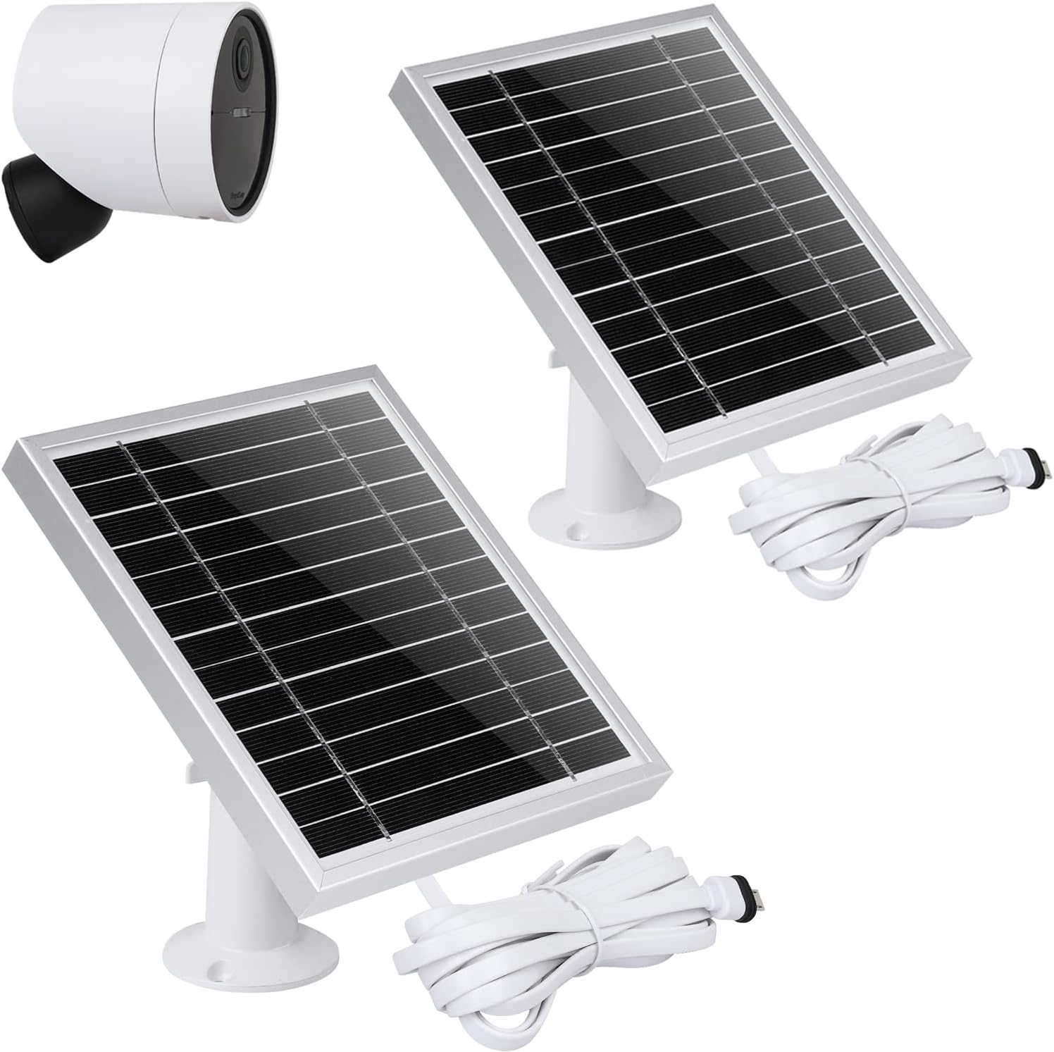Silver Solar Panel for Outdoor Security Camera S204