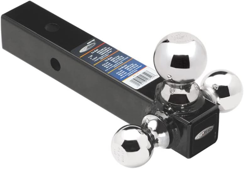Tri-Ball Ball Mount with Chrome Balls, Black Powder Coat M55794