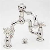 Matte White Bridge Bathroom Faucet U36974