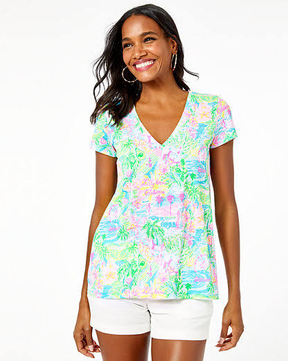 Multi Lilly Loves California Top B453