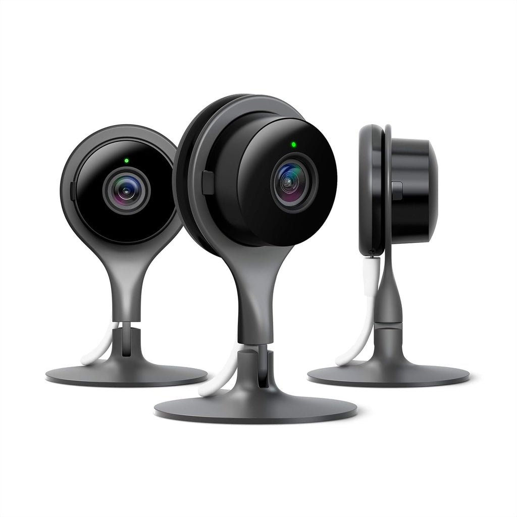 Google Nest Cam Indoor 3 Pack Wired Indoor Camera with Night Vision P677
