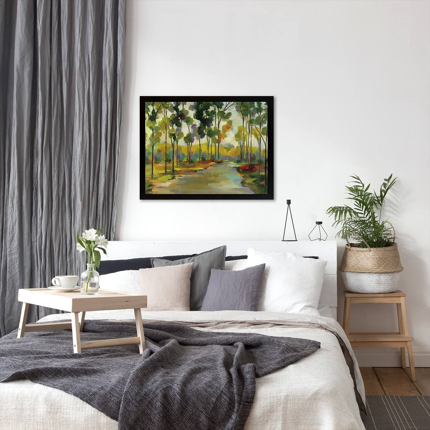 Black Framed Print 22x28 N870