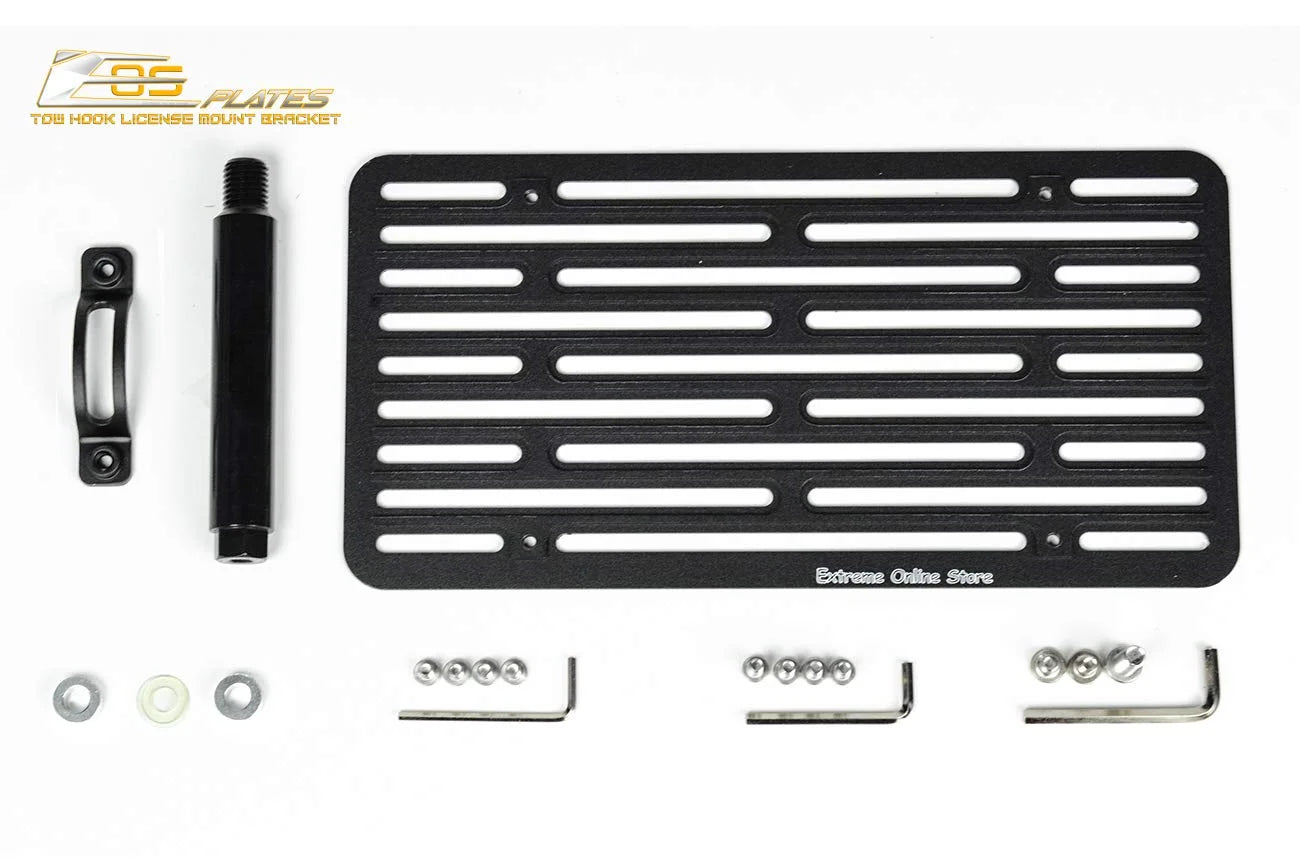 Tow Hook License Plate Relocator Mount Bracket M80151
