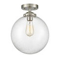 Brushed Satin Nickel Semi-Flush Mount Light F331532
