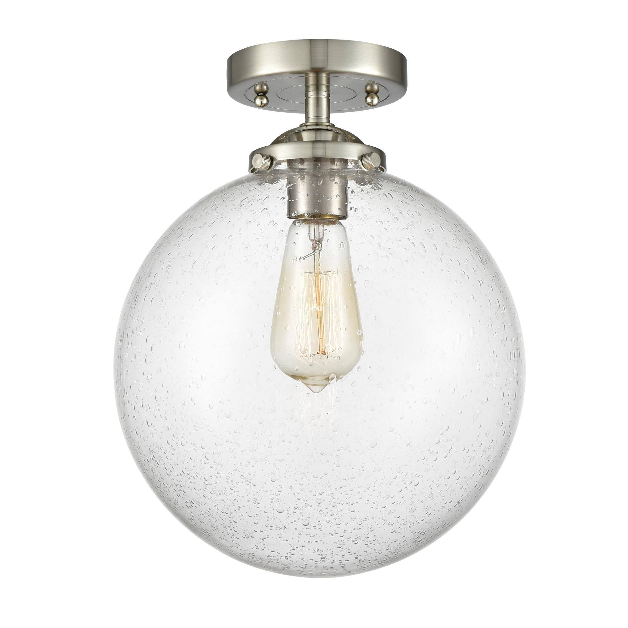 Brushed Satin Nickel Semi-Flush Mount Light F331532