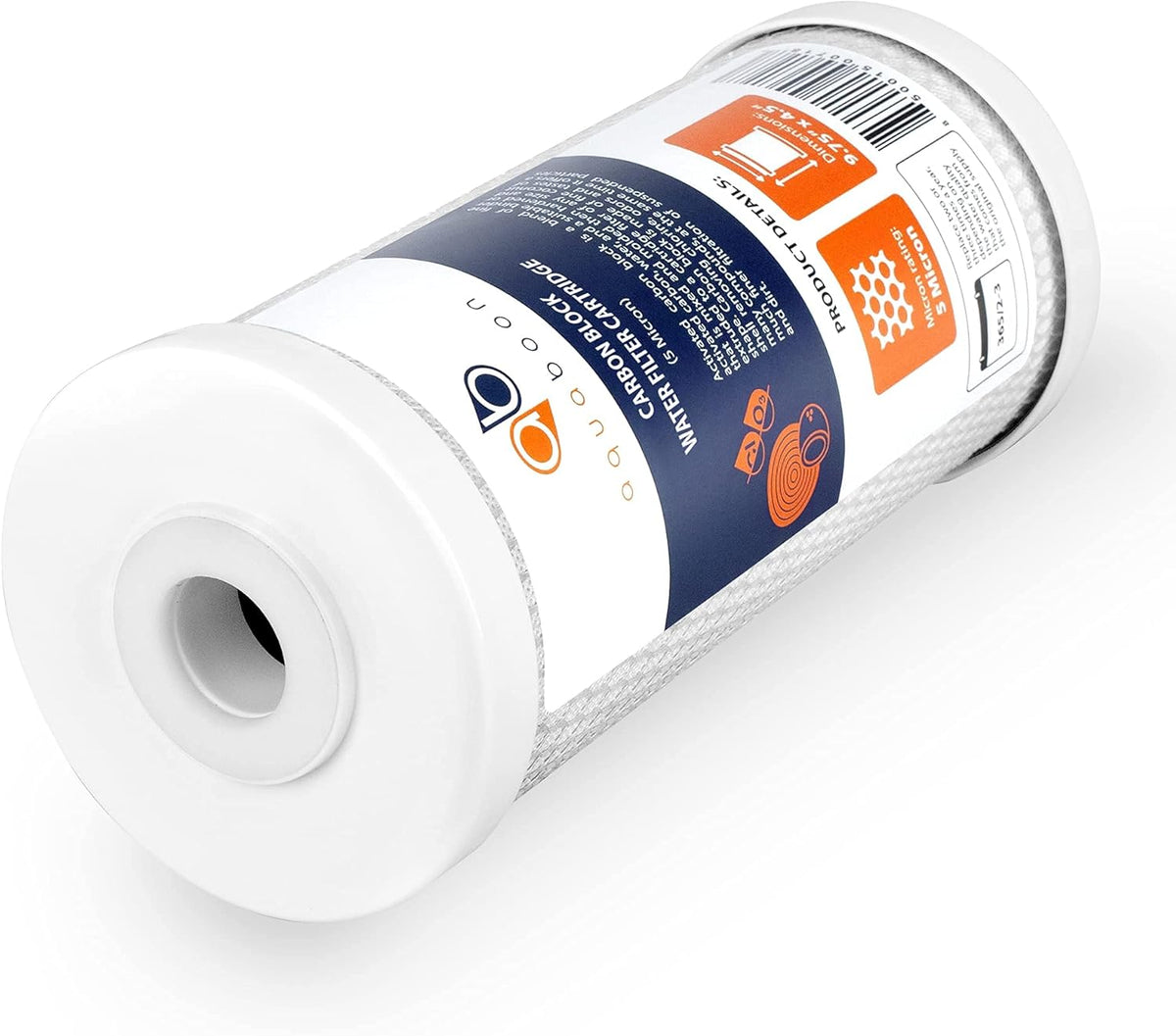 5 Micron 10 x 4.5 CTO Carbon Block & Sediment Replacement Filter Cartridges Set 8 pack M231