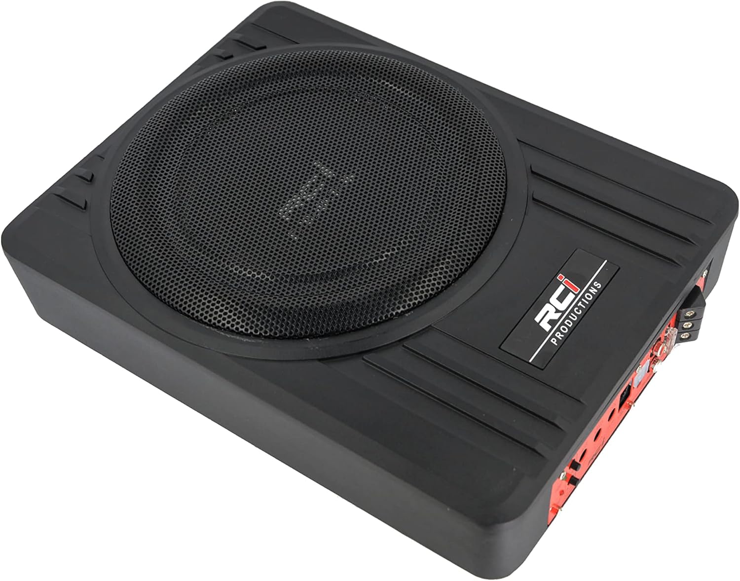 10 Car Subwoofer Low Profile 200W 12V Aluminum Audio System D23694