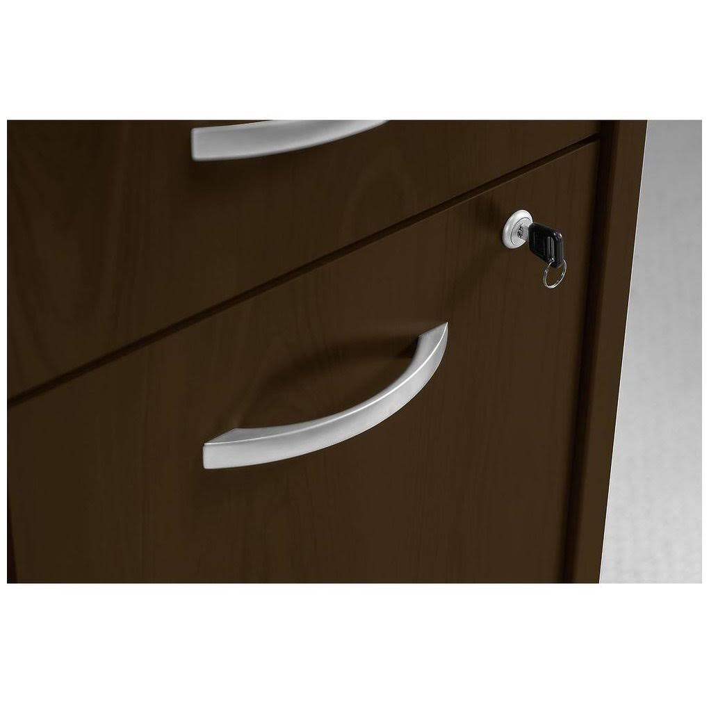 2 Drawer Mobile File Cabinet, Mocha Cherry I2008