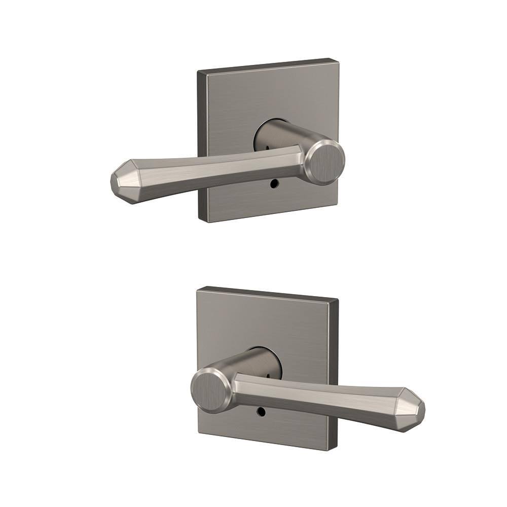 Satin Nickel Non Turning Dummy Lever Lock C254