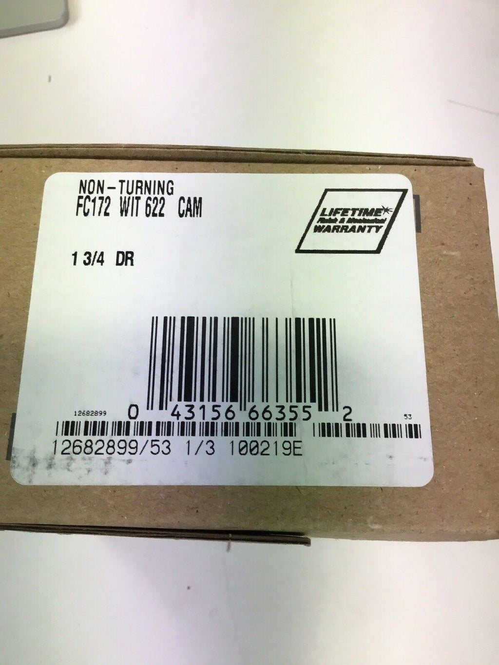 Black Non-Turning Lever with Camelot Trim W645765