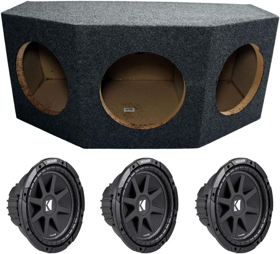 10" Kicker Sealed Subwoofer Enclosure H719175