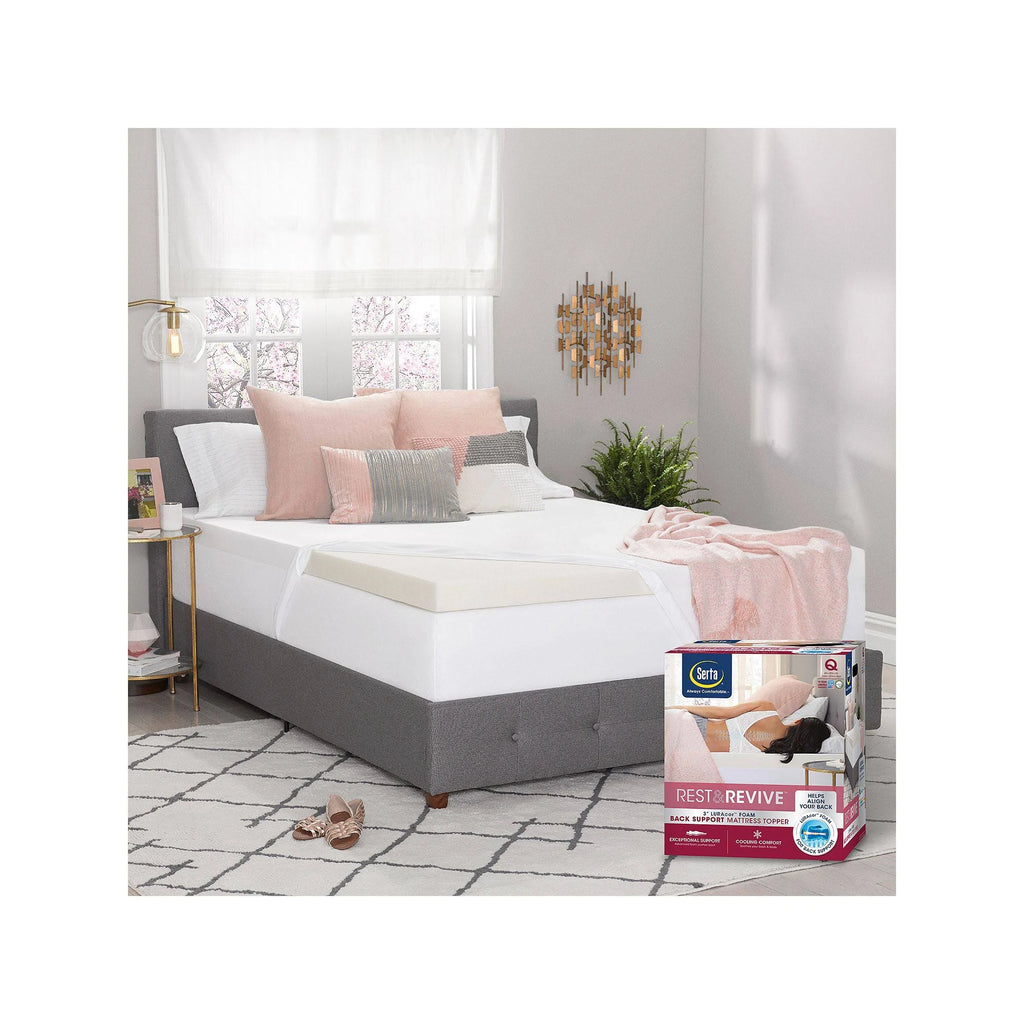 3-Inch Foam Back Support Mattress Topper F76175