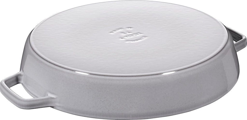 Grey Cast Iron Frying Pan, 34 cm S35474