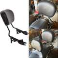 Detachable Passenger Backrest Sissy Bar Upright w/Pad Black Pack of 2 X885053