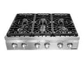 36 in 6 Hob Gas Cooktop Stainless Steel B959