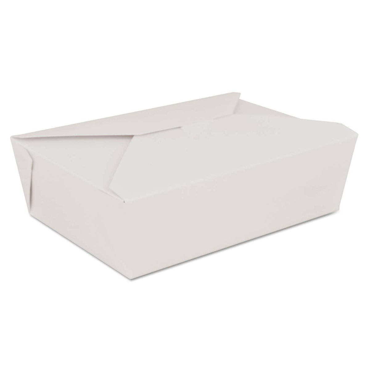 Retro Carryout Boxes, Paperboard, White I7870