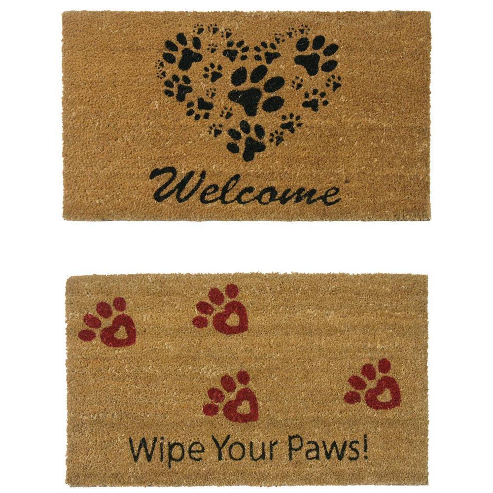 Tan 2 Doormats Door Mat Kit B8831