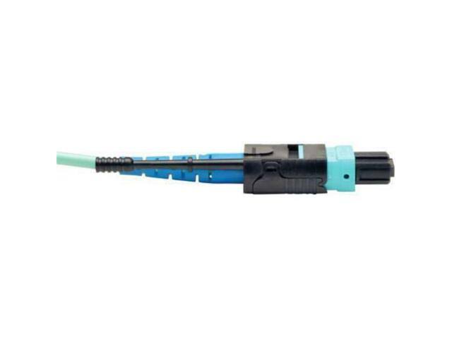 2m MTP/MPO Patch Cable 24 Fiber 100GbE Aqua OM3 Plenum Z42826