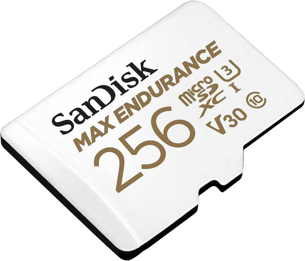 256GB MAX Endurance microSDXC Card with Adapter, C10, U3, V30, 4K UHD, Pack of 2 T93380