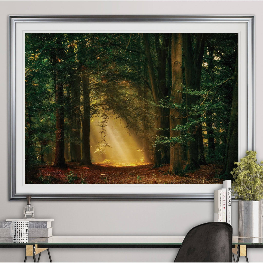 Oversized Framed Print Gold G8474