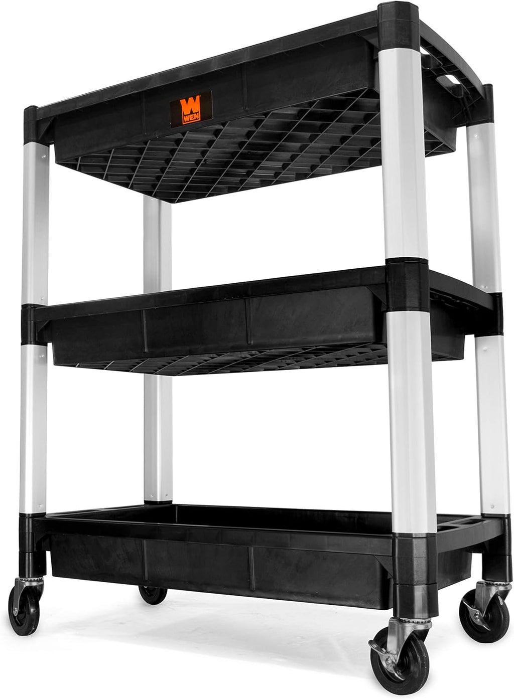 Three-Tray 300-Pound Capacity Utility Cart N8255